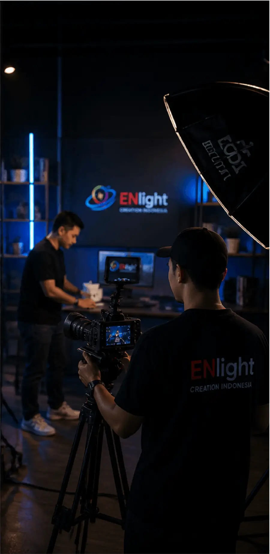 Creative agency teamwork for event and digital production